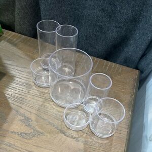 Umbra Clear Makeup Organizer Set